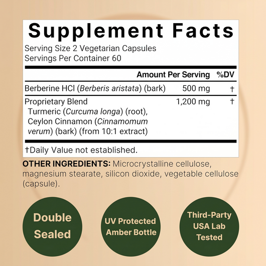 Berberine Capsules (1000mg)